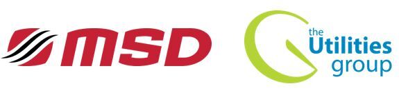 The Utilities Group and MSD logos